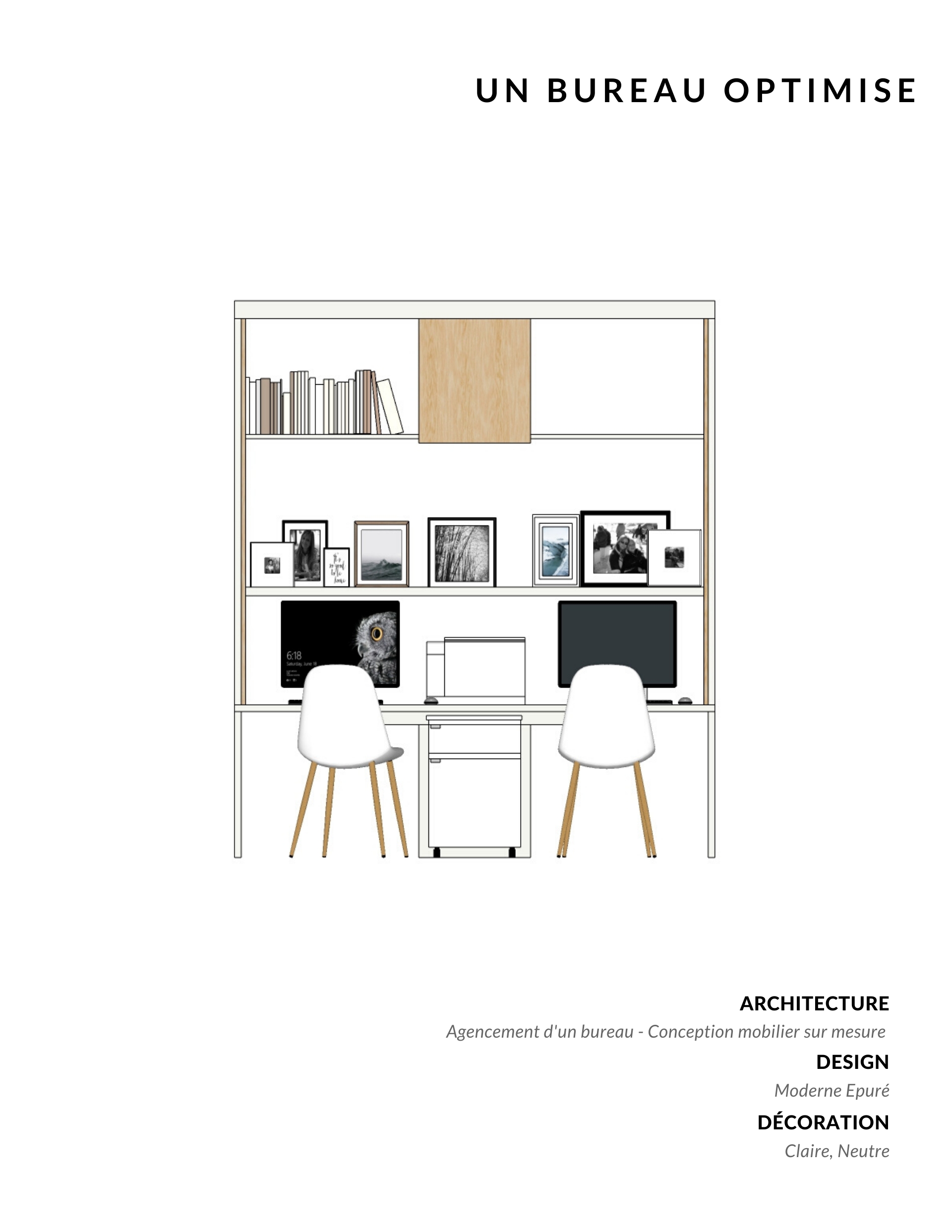 Moderne standing troisième vue 3D